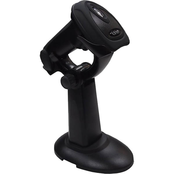 Image for CINO F-780 LINEAR BARCODE IMAGING SCANNER WITH STAND BLACK from BusinessWorld Computer & Stationery Warehouse