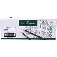 faber-castell blackmatt 1111 graphite pencils hb box 144