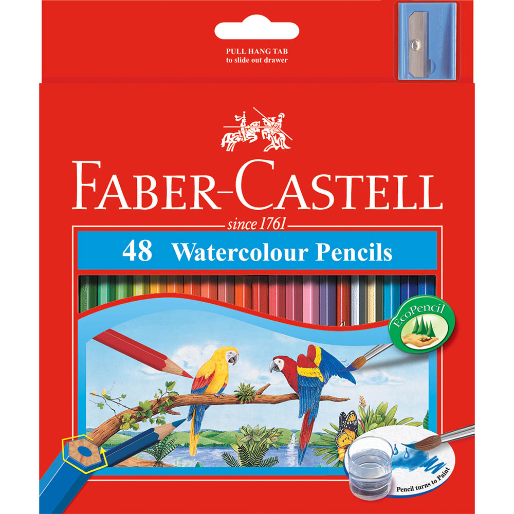 Image for FABER-CASTELL WATERCOLOUR ARTIST PENCILS ASSORTED PACK 48 from Office Fix - WE WILL BEAT ANY ADVERTISED PRICE BY 10%