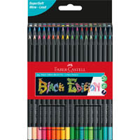 faber-castell black edition colour pencils assorted pack 36