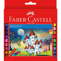 faber-castell oil pastels assorted pack 24
