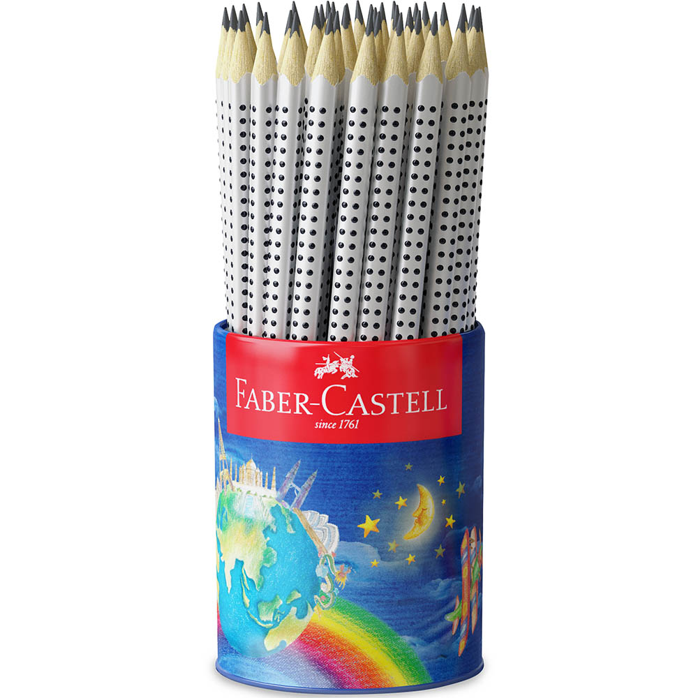 Image for FABER-CASTELL GRIP TRIANGULAR GRAPHITE PENCIL HB TUB 72 from That Office Place PICTON