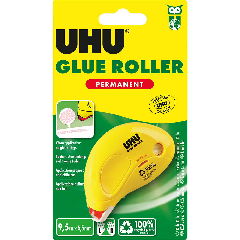 Image for UHU GLUE ROLLER 9.5M X 6.5MM from York Stationers
