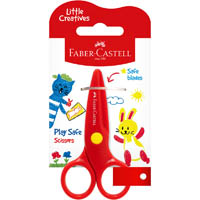 faber-castell little creatives playsafe scissors red