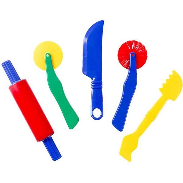 Image for EDUCATIONAL COLOURS FUN DOUGH ACCESSORIES ASSORTED PACK 5 from Office Heaven
