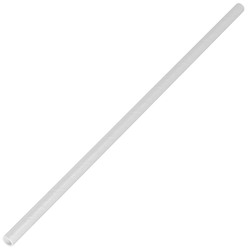 Image for ENVIROCHOICE PAPER STRAW REGULAR WHITE PACK 250 from BusinessWorld Computer & Stationery Warehouse