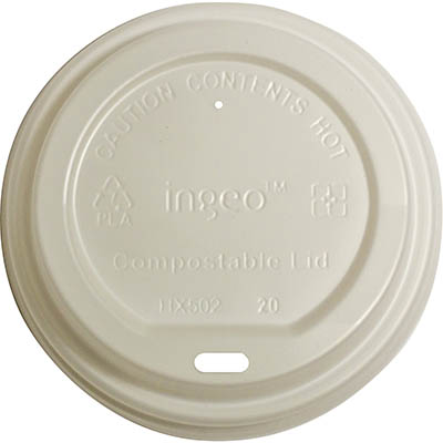 Image for ENVIROCHOICE UNIVERSAL COFFEE CUP LID PACK 50 from That Office Place PICTON