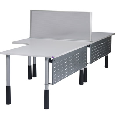 Image for SYLEX ICESCREEN DESK MOUNTED SCREEN 800 X 500MM GREY from Positive Stationery