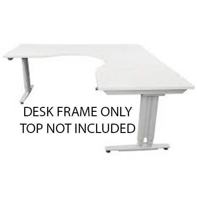 Image for ARISE SIT-STAND CORNER WORKSTATION FRAME SILVER from BusinessWorld Computer & Stationery Warehouse