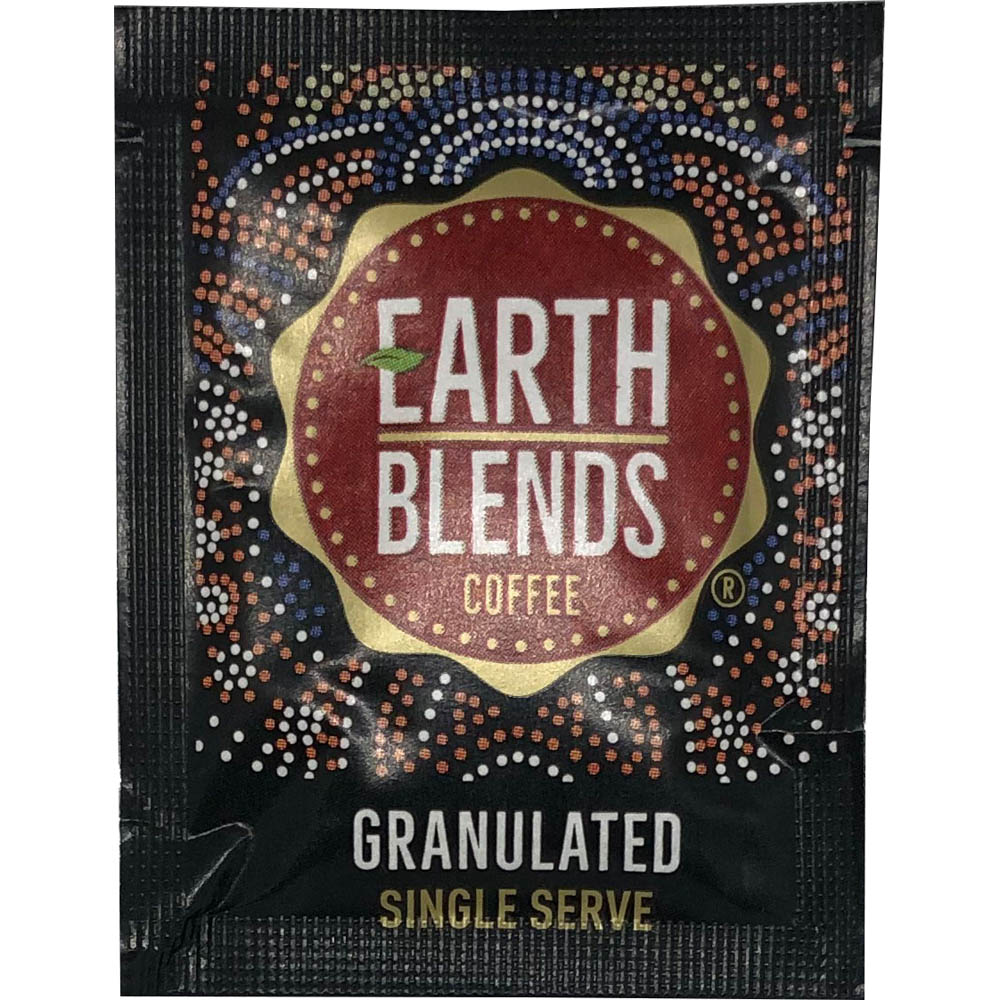 Image for EARTH BLENDS COFFEE GRANULATED SINGLE SERVE SACHET 1.7G BOX 1000 from Mitronics Corporation