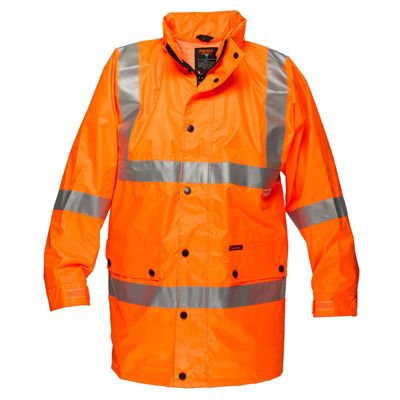 Image for PRIME MOVER MF306 ARGYLE FULL HI-VIS RAIN JACKET WITH TAPE from BusinessWorld Computer & Stationery Warehouse