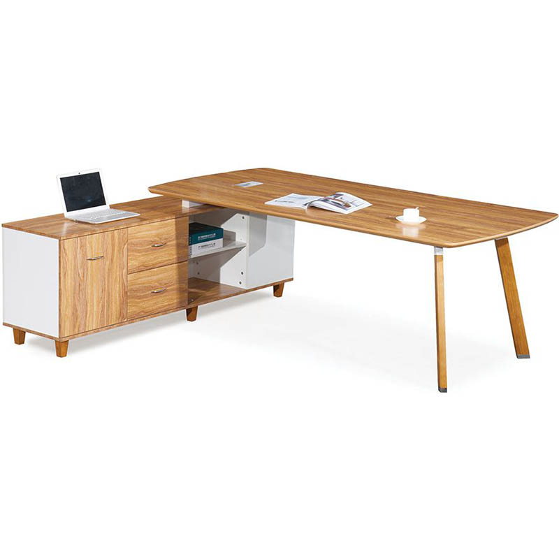 Image for ARBOR EXECUTIVE CORNER WORKSTATION LHS 2200 X 1850 X 720MM AMERICAN WALNUT from York Stationers