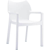 siesta diva chair 470mm white