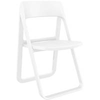 siesta dream folding chair white