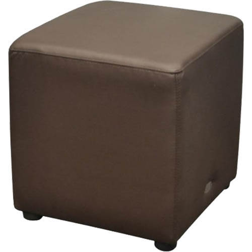 Image for DURASEAT OTTOMAN CUBE CHOCOLATE from Office Heaven