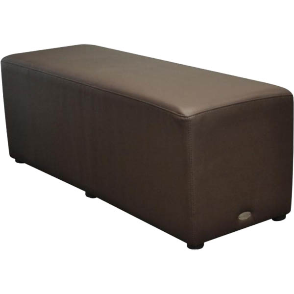 Image for DURASEAT OTTOMAN RECTANGLE CHOCOLATE from Merv's Stationery