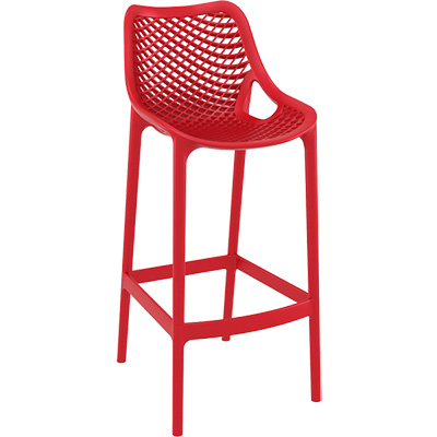 Image for SIESTA AIR BARSTOOL 75 INCH RED from Mercury Business Supplies