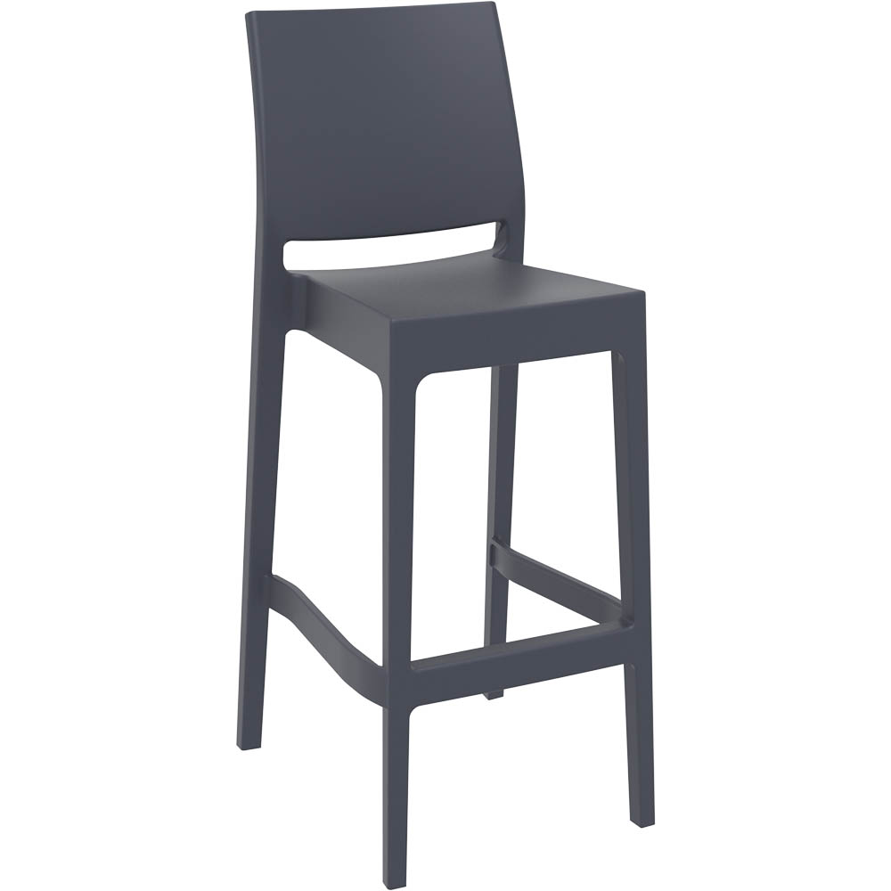 Image for SIESTA MAYA BARSTOOL 75 450 X 510 X 1080MM ANTHRACITE from ONET B2C Store