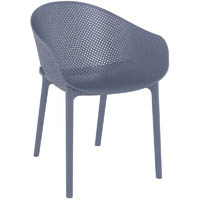 siesta sky chair 540 x 600 x 810mm anthracite