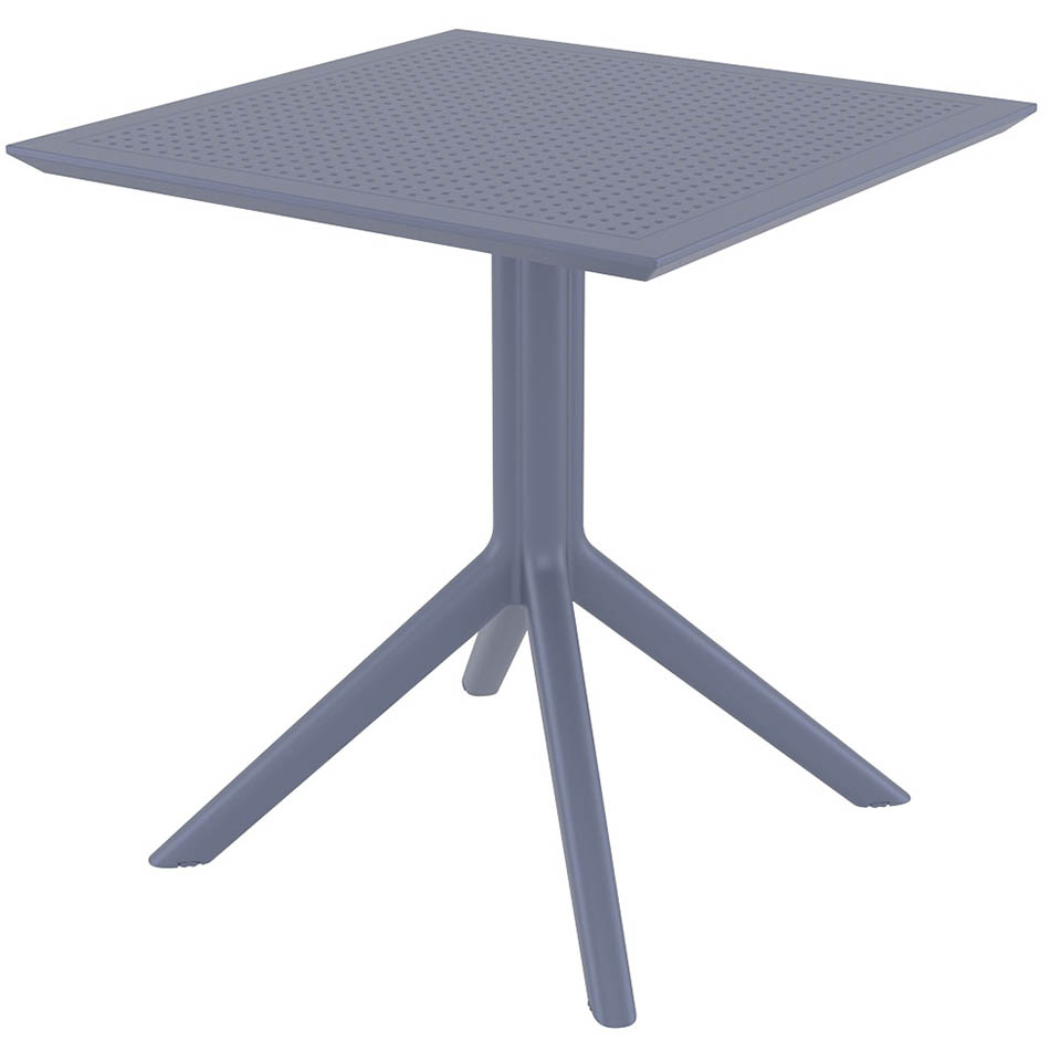 Image for SIESTA SKY TABLE 700 X 700 X 740MM ANTHRACITE from Olympia Office Products