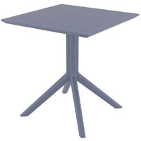 siesta sky table 700 x 700 x 740mm anthracite