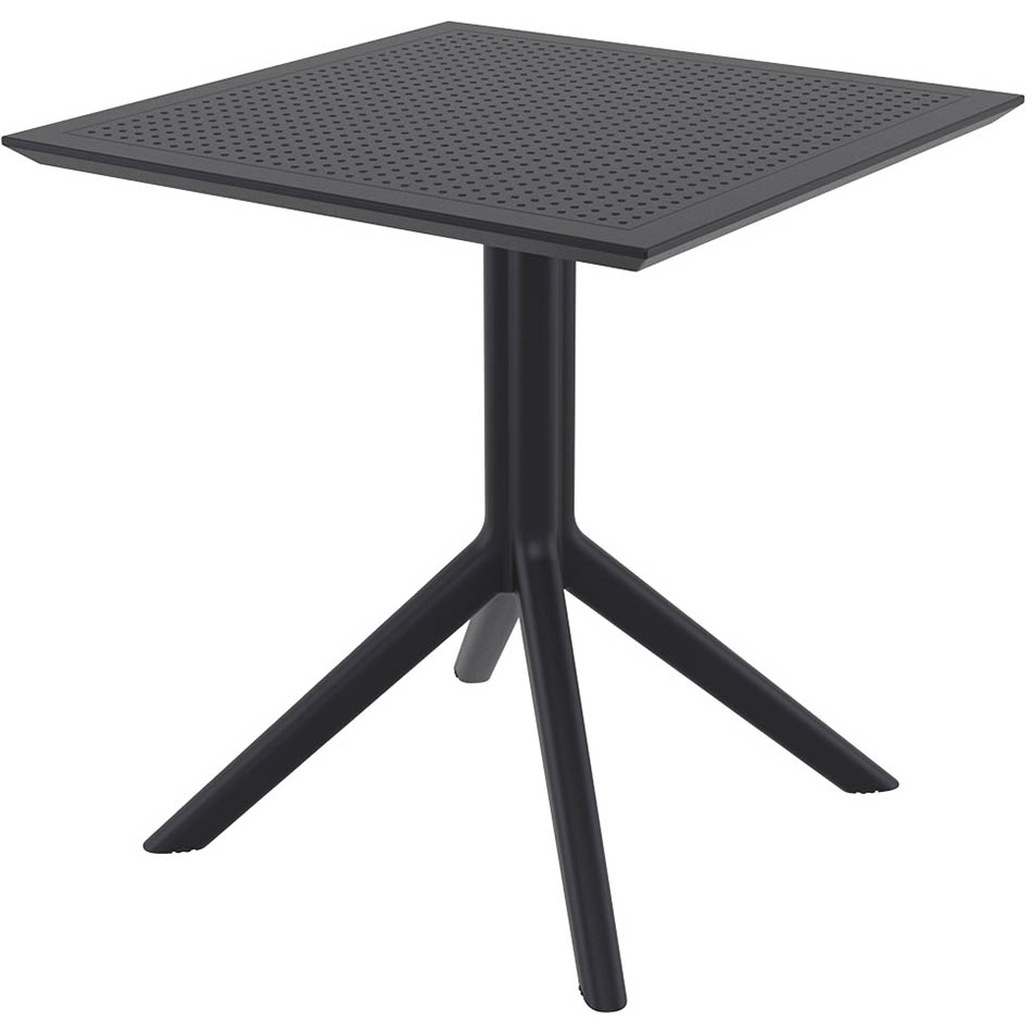 Image for SIESTA SKY TABLE 700 X 700 X 740MM BLACK from Olympia Office Products