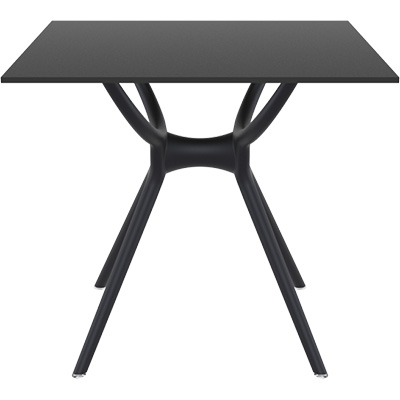 Image for SIESTA AIR TABLE 800 X 800MM BLACK from BusinessWorld Computer & Stationery Warehouse