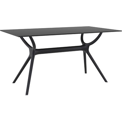 Image for SIESTA AIR TABLE 1400 X 800MM BLACK from York Stationers