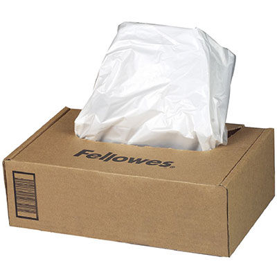 Image for FELLOWES SHREDDER BAGS HOUSEHOLD/DESKSIDE/SOHO PACK 100 from Olympia Office Products