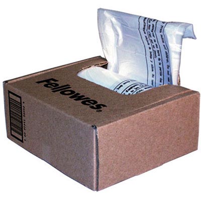 Image for FELLOWES POWERSHRED SHREDDER BAGS 90S/99CI/B SERIES PACK 100 from Olympia Office Products