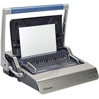 fellowes galaxy 500 manual binding machine plastic comb grey