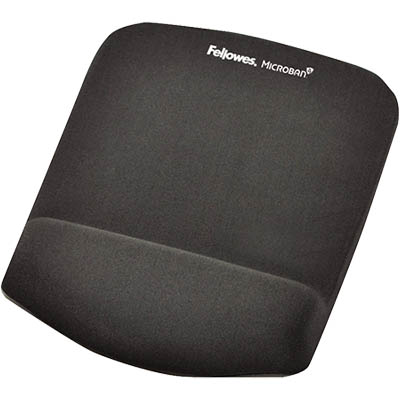 Image for FELLOWES MOUSE PAD WITH WRIST REST PLUSH TOUCH MICROBAN MEMORY FOAM GRAPHITE from Prime Office Supplies