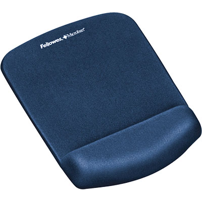 Image for FELLOWES PLUSH TOUCH LYCRA MOUSE PAD AND WRIST REST BLUE from Challenge Office Supplies