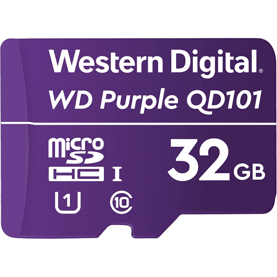 Image for WESTERN DIGITAL WD PURPLE SC QD101 MICROSD CARD 32GB from ALLBIZ Office Supplies