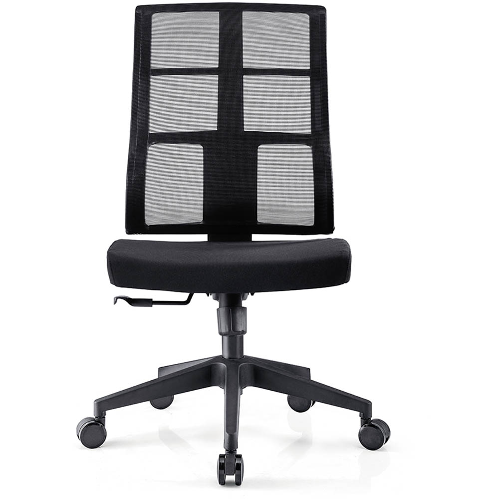 Image for INITIATIVE JEFFERSON EXECUTIVE CHAIR MEDIUM MESH BACK BLACK from Office Heaven