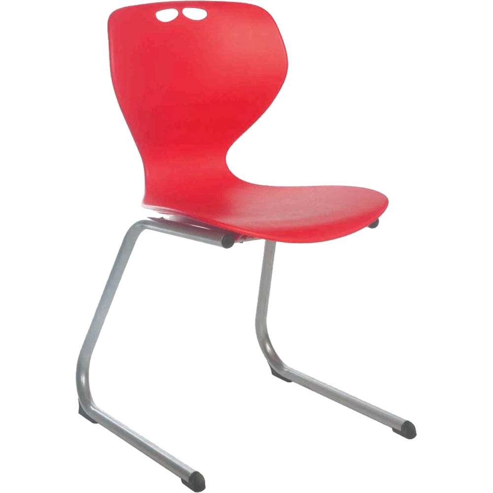 Image for SYLEX MATA CANTILEVER CHAIR 355MM RED from Australian Stationery Supplies