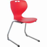 sylex mata cantilever chair 385mm red