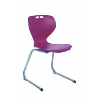 sylex mata cantilever chair 435mm red