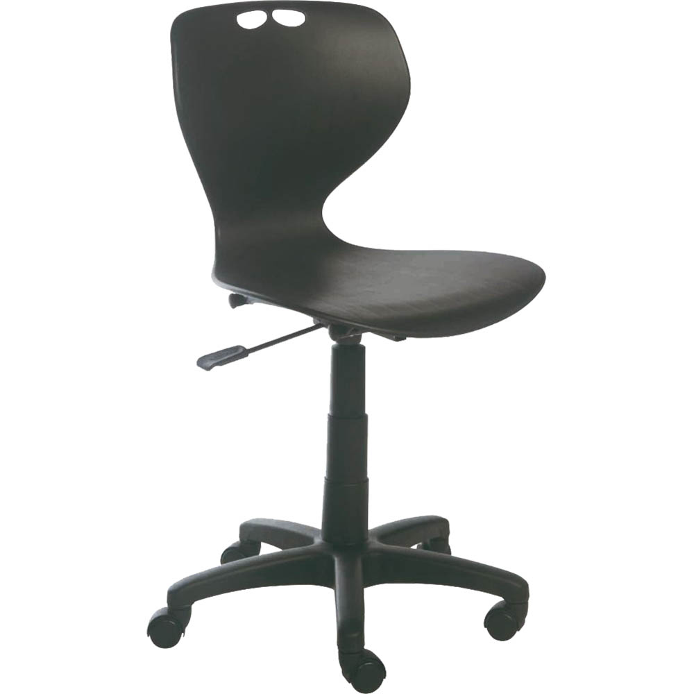 Image for SYLEX MATA SWIVEL CHAIR BLACK from That Office Place PICTON