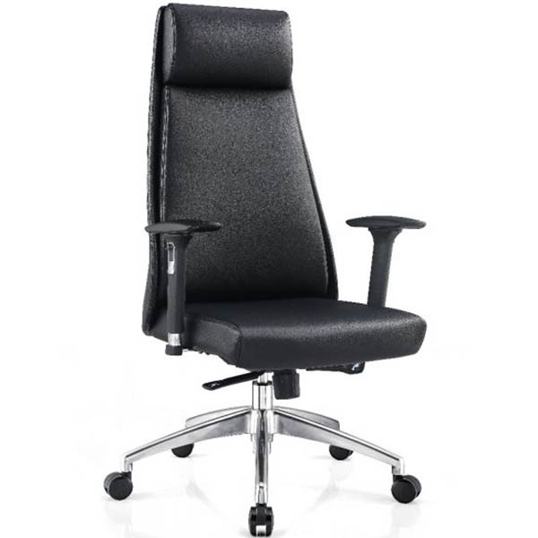 Image for MCKINLEY EXECUTIVE CHAIR HIGH BACK ARMS BLACK from Australian Stationery Supplies