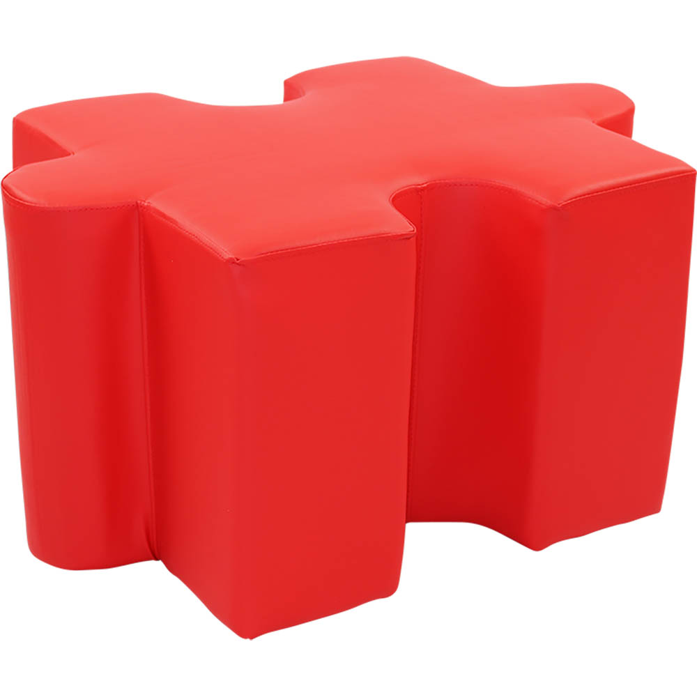 Image for SYLEX PUZZLE OTTOMAN 850 X 580 X 460MM RED from Australian Stationery Supplies