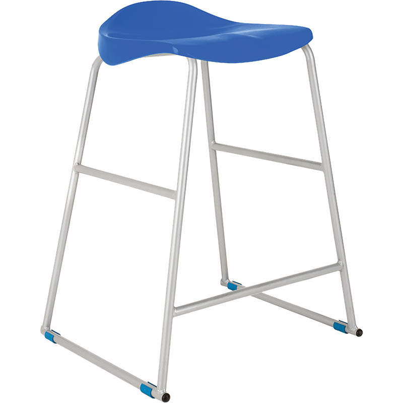 Image for SYLEX TRACT STOOL 650MM HIGH BLUE from Eastland Office Supplies