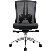 truman executive chair medium mesh back black