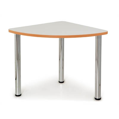 Image for QUORUM GEOMETRY MEETING TABLE QUARTER ROUND 750MM from York Stationers