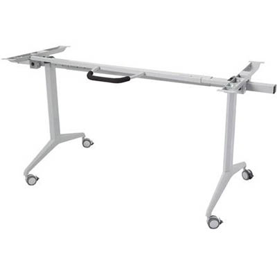 Image for RAPIDLINE FLIP TOP TABLE BASE MECHANISM 1800 X 900MM PRECIOUS SILVER from Office Heaven
