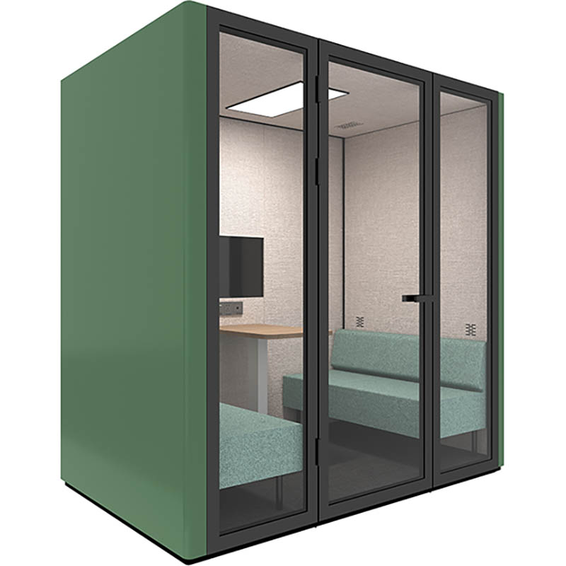 Image for RAPIDLINE B.QUIET ACOUSTIC LARGE POD 4-6 PERSON CUSTOM COLOUR from Merv's Stationery