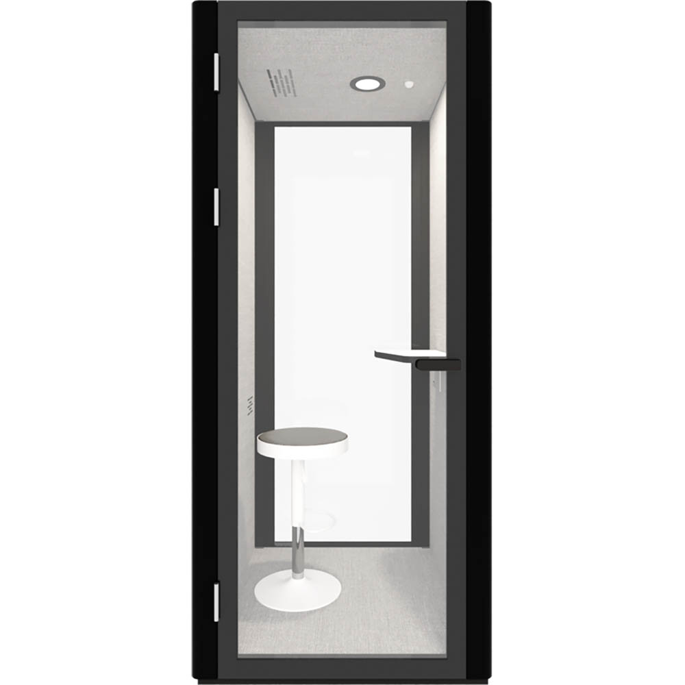 Image for RAPIDLINE B.QUIET ACOUSTIC SINGLE POD 1 PERSON BLACK from Merv's Stationery