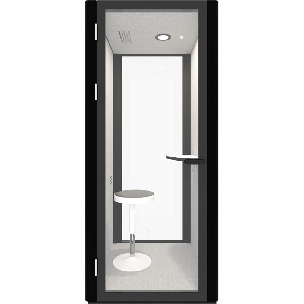 Image for RAPIDLINE B.QUIET ACOUSTIC SINGLE POD 1 PERSON BLACK from York Stationers