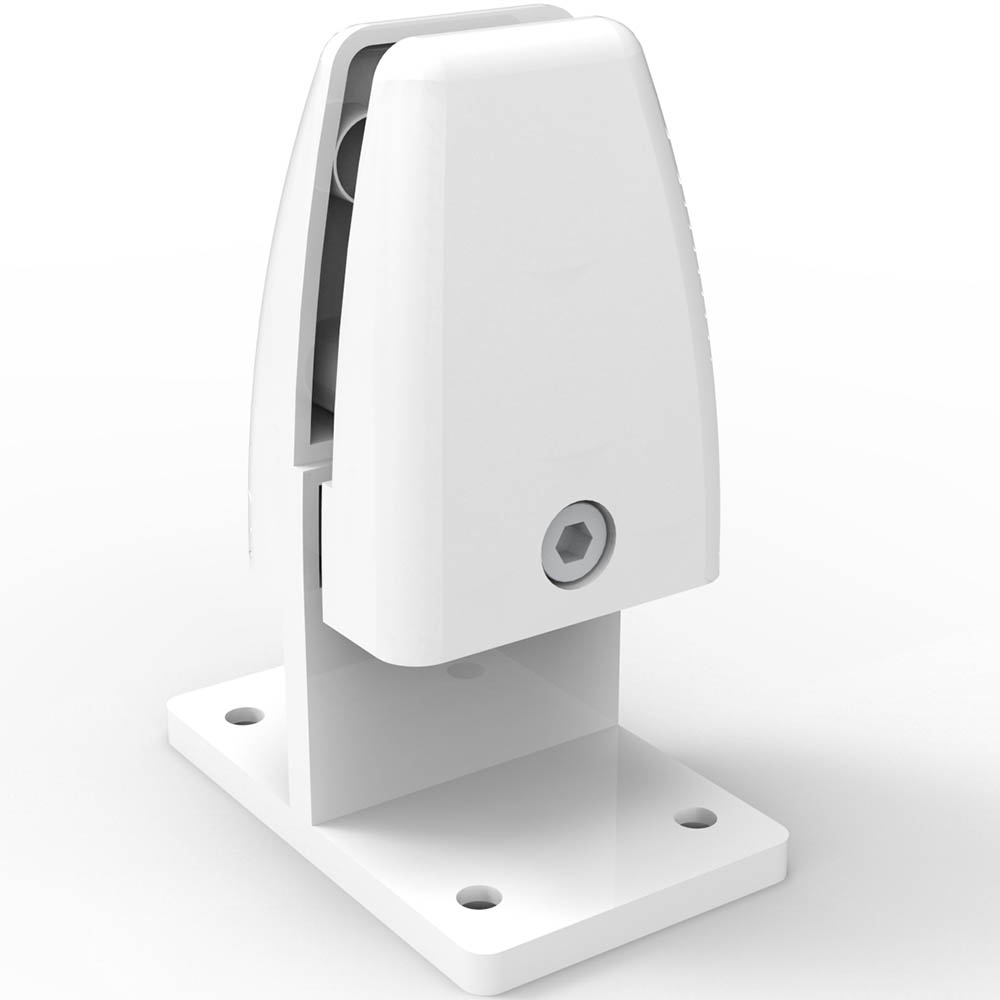 Image for RAPIDLINE ECO PANEL DESK SCREEN BACK TO BACK MOUNTED CLAMP WHITE PACK 2 from Challenge Office Supplies