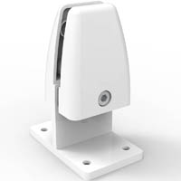 rapidline eco panel desk screen back to back mounted clamp white pack 2